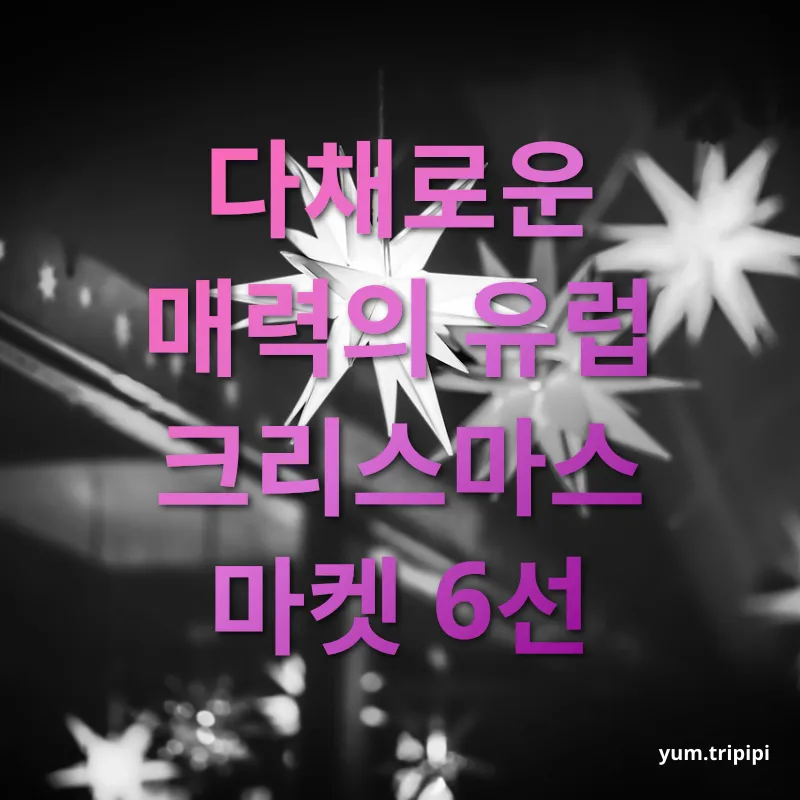 유럽 크리스마스 마켓 탐방 - 다채로운 매력의 유럽 크리스마스 마켓 6선 유럽 크리스마스 마켓 탐방 다채로운 매력의 유럽 크리스마스 마켓 6선 관련 이미지