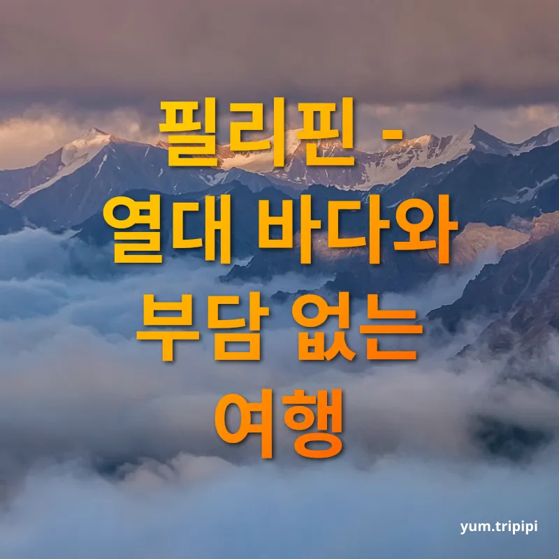 여름 해외여행 필리핀 - 열대 바다와 부담 없는 여행 관련 이미지